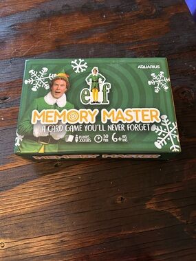 ELF Party Memory Card Game - Green and Yellow Box